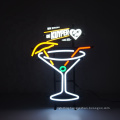 Satom Achieve Multi-Color Indoor Wall Mounted Neon Sign Cocktail